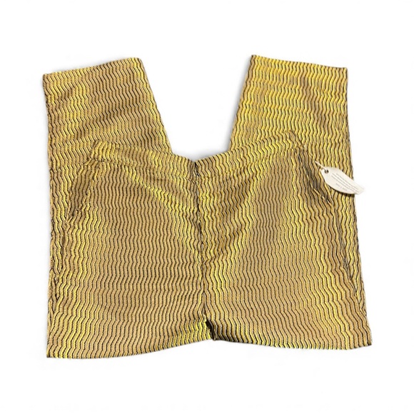 Maeve Pants - NWT Metallic Gold Maeve Anthropologie Pants Size Large Pockets